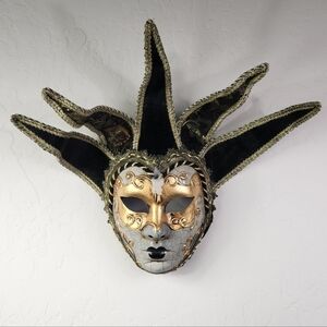 Genuine Italian Jester-style Venetian Mask